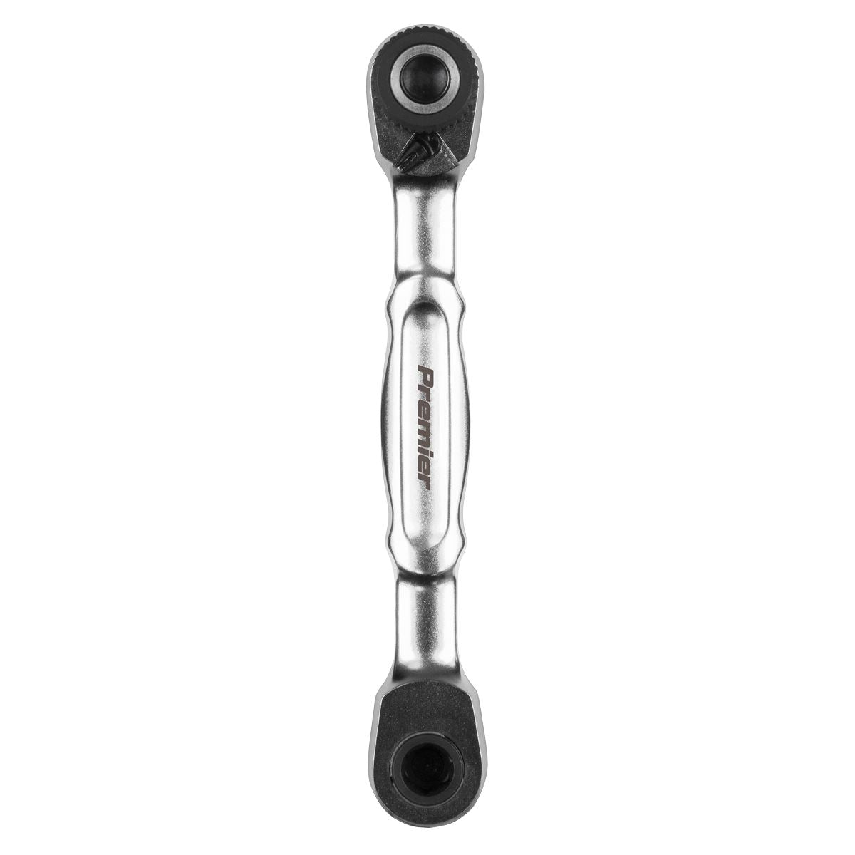 Sealey Premier Platinum Micro Ratchet Bit Driver & Wrench 1/4"Sq & 1/4"Hex Drive  White Rose Tools