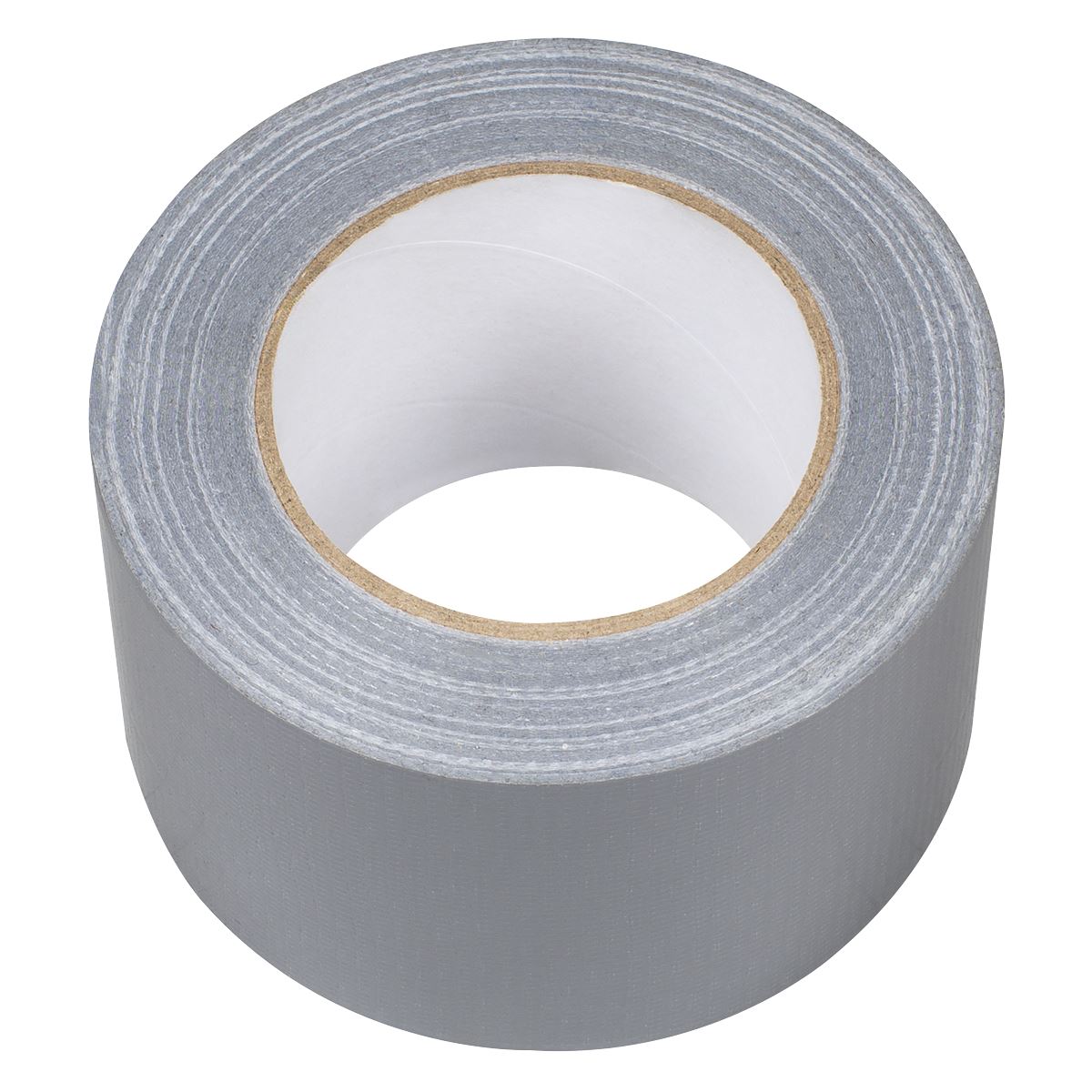 Sealey Silver Duct Tape 75mm x 50m  White Rose Tools