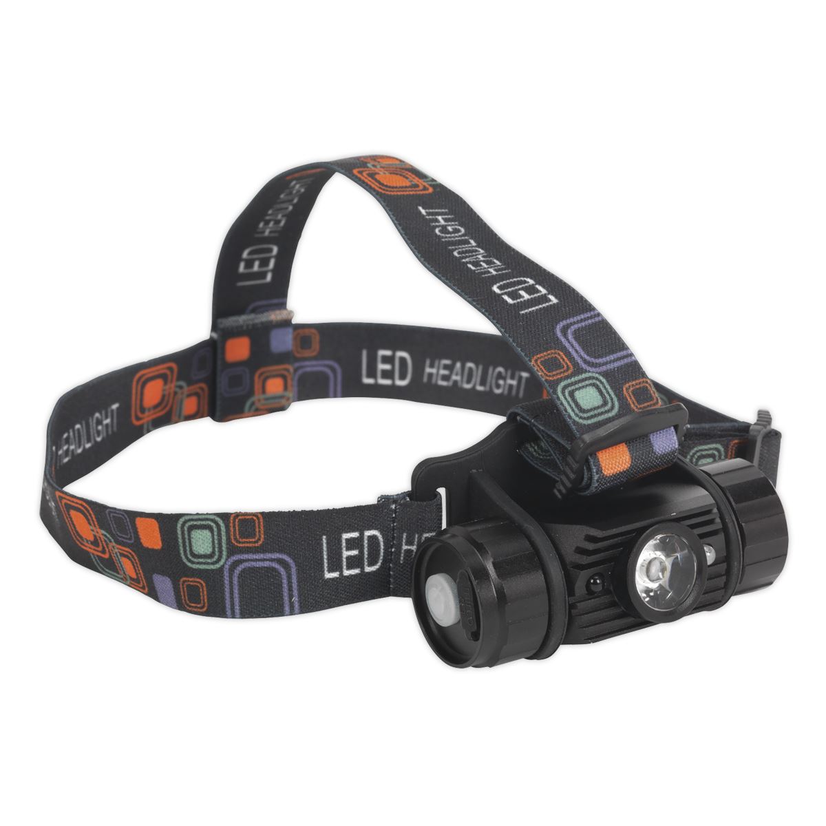 Sealey Rechargeable Head Torch with Auto-Sensor 5W SMD LED 