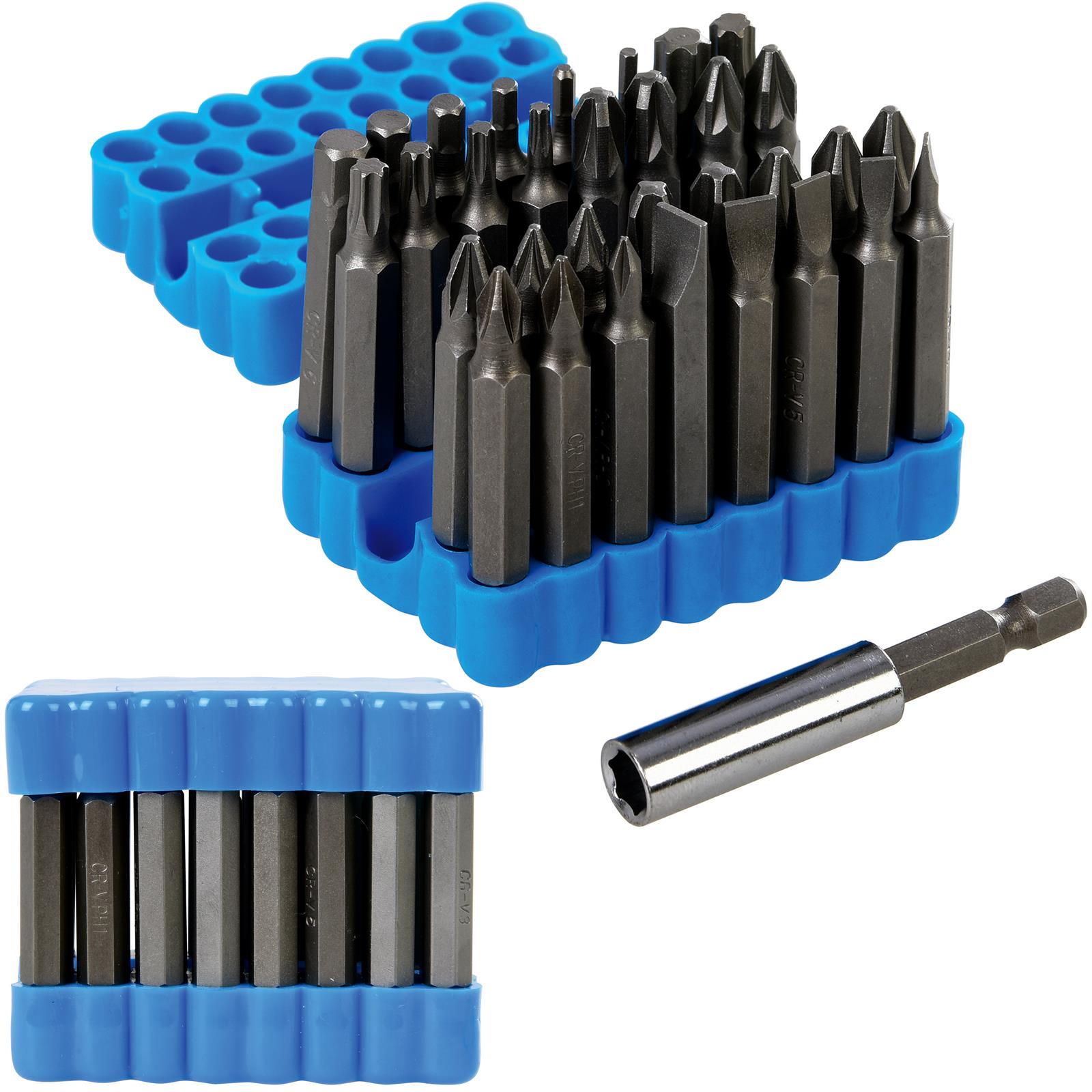 Silverline Screwdriver Bit Set 50mm 33 Pieces