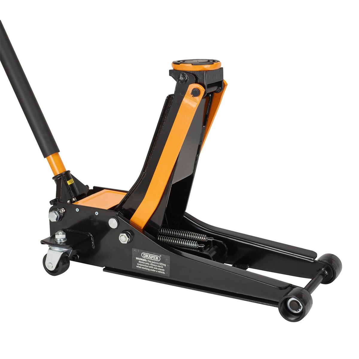 Draper Trolley Jack 3 Tonne Orange 28494  White Rose Tools