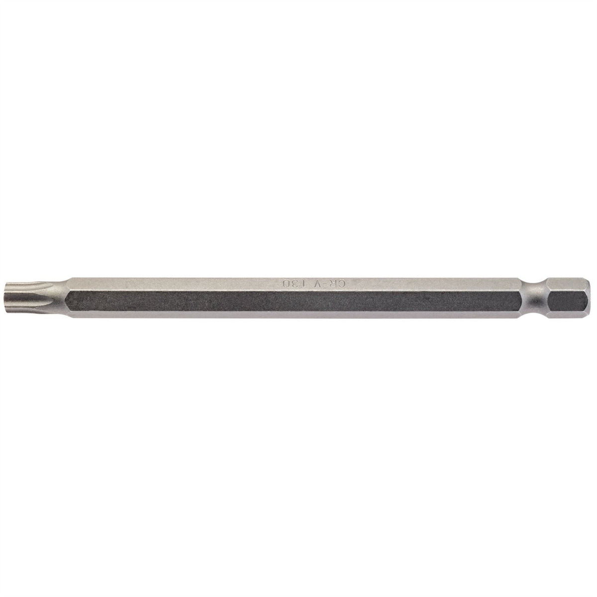 Draper TX-STAR® Insert Bit 1/4" Hex 100mm Long T30 (Pack of 1) 67006  White Rose Tools