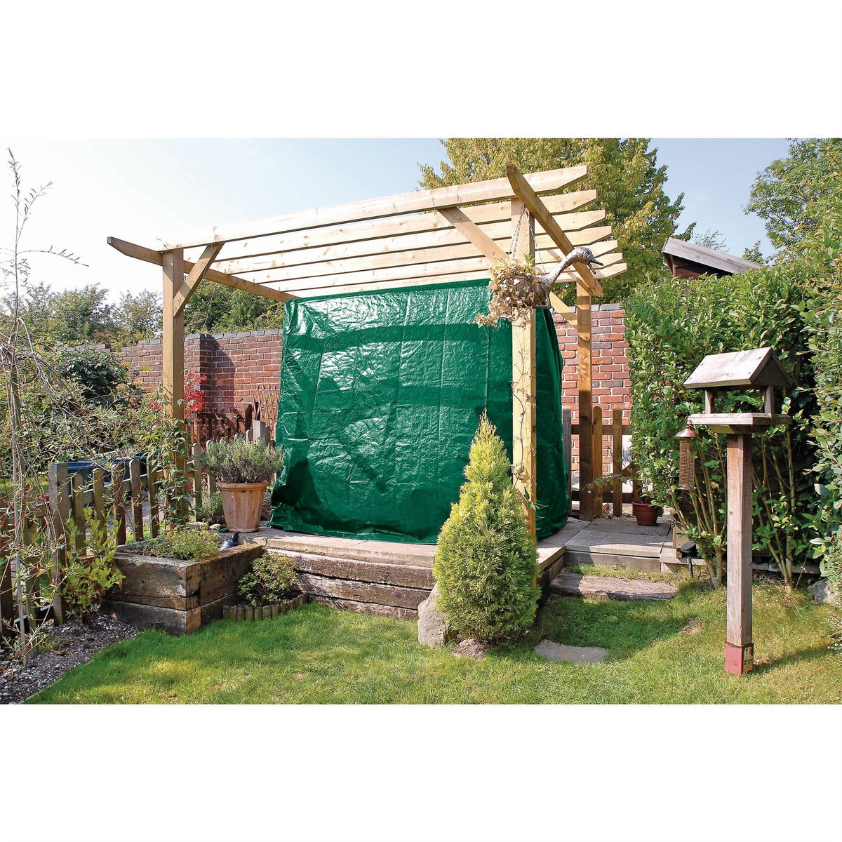 Draper Three Seat Swing Seat/Hammock Seat Cover 2260 x 1450 x 2180mm 12917  White Rose Tools