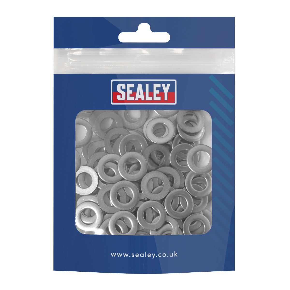 Sealey Stainless Steel Flat Washer Din 125 – M8 - Pack of 100 