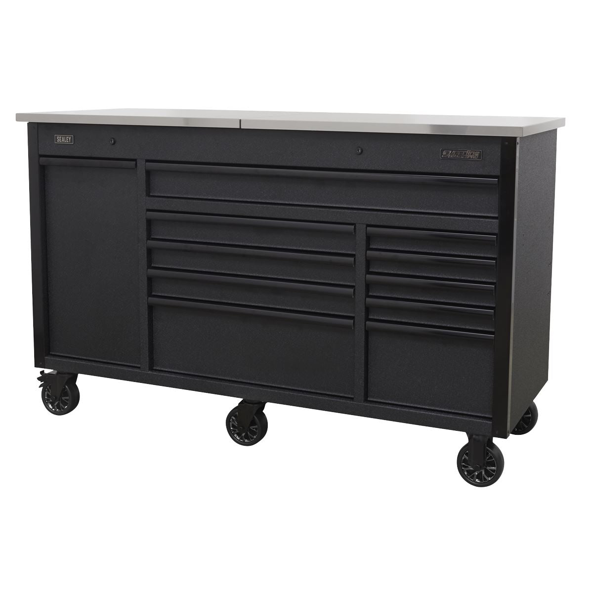 Sealey Superline Pro Mobile Tool Cabinet 1600mm with Power Tool Charging Drawer 