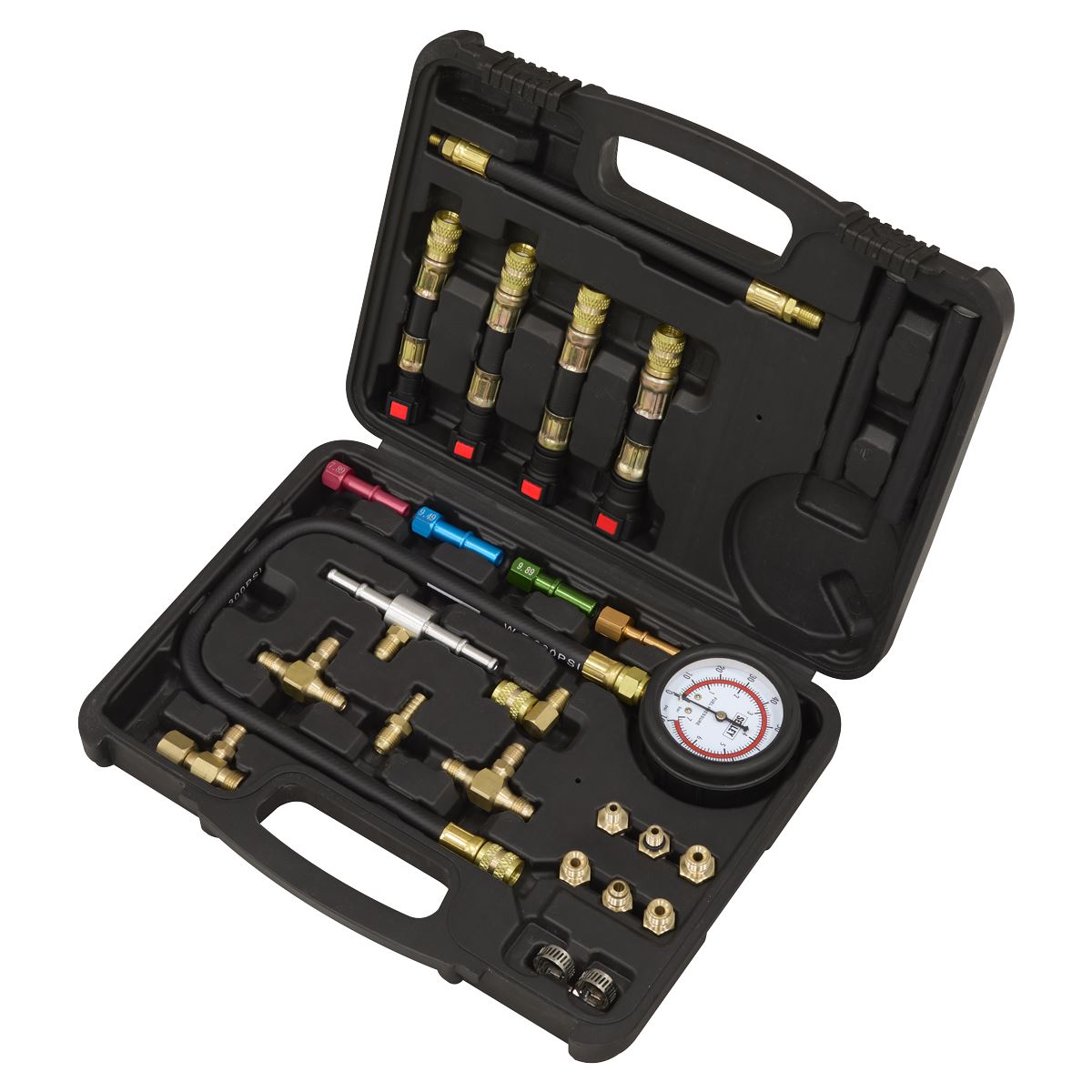 Sealey Fuel Pressure Test Kit  White Rose Tools