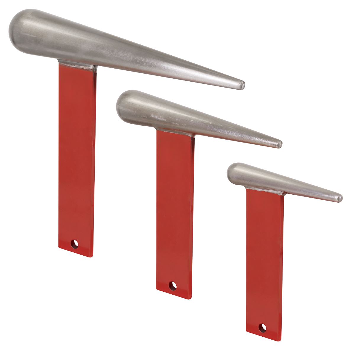 Sealey Tapered T-Dollies for Sheet Metal Forming