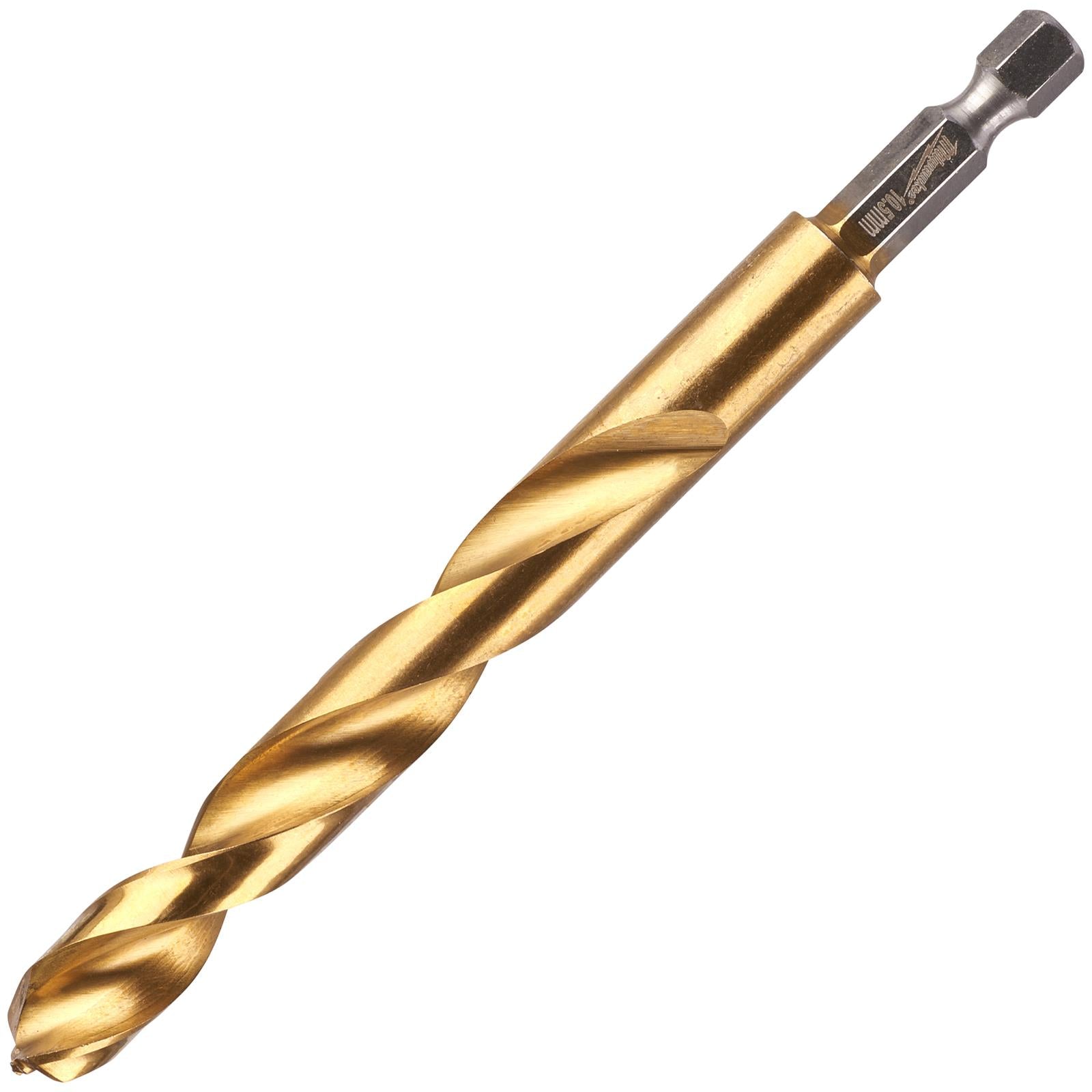 Milwaukee Red Hex Metal Drill Bits HSS Shockwave Impact Duty 1/4" Hex Shank 