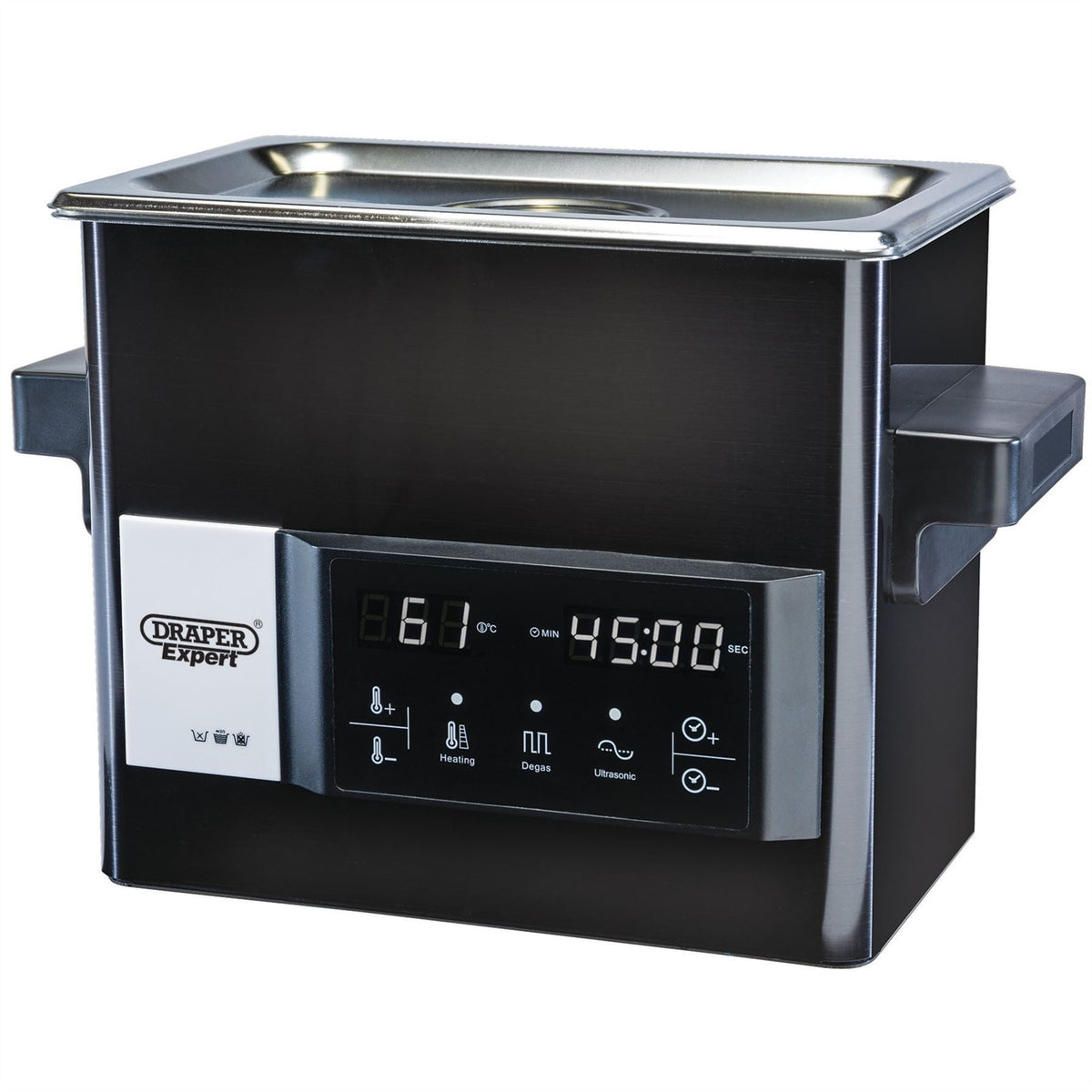 Draper Expert Ultrasonic Cleaning Tank 3L 92632  White Rose Tools