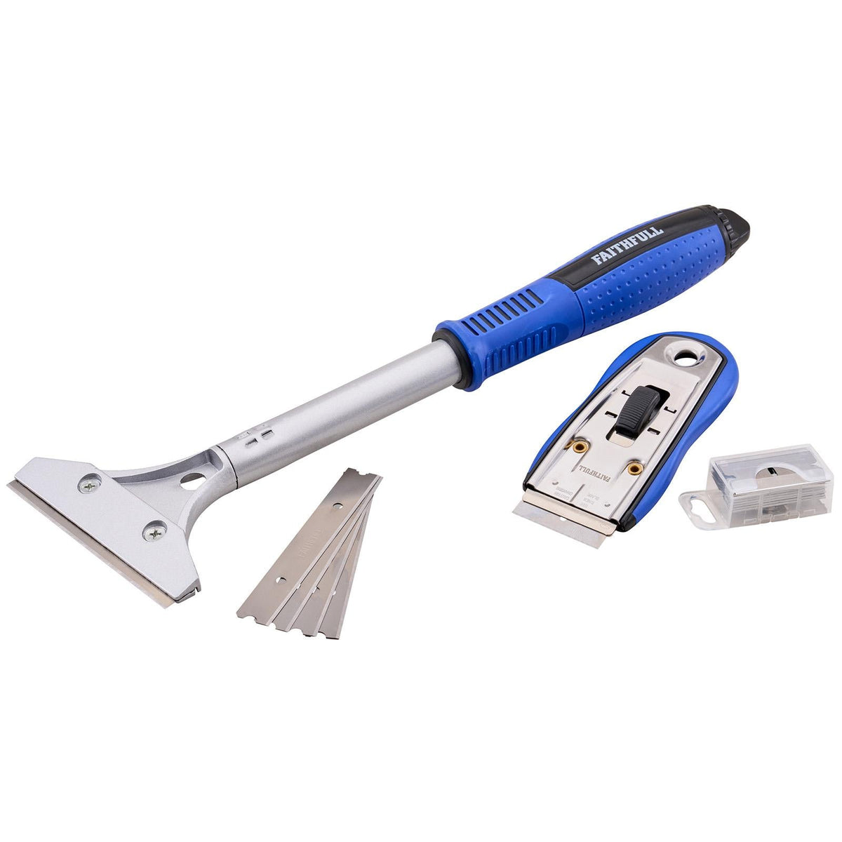 Faithfull Scraper Combi Pack FAISCRASET4  White Rose Tools