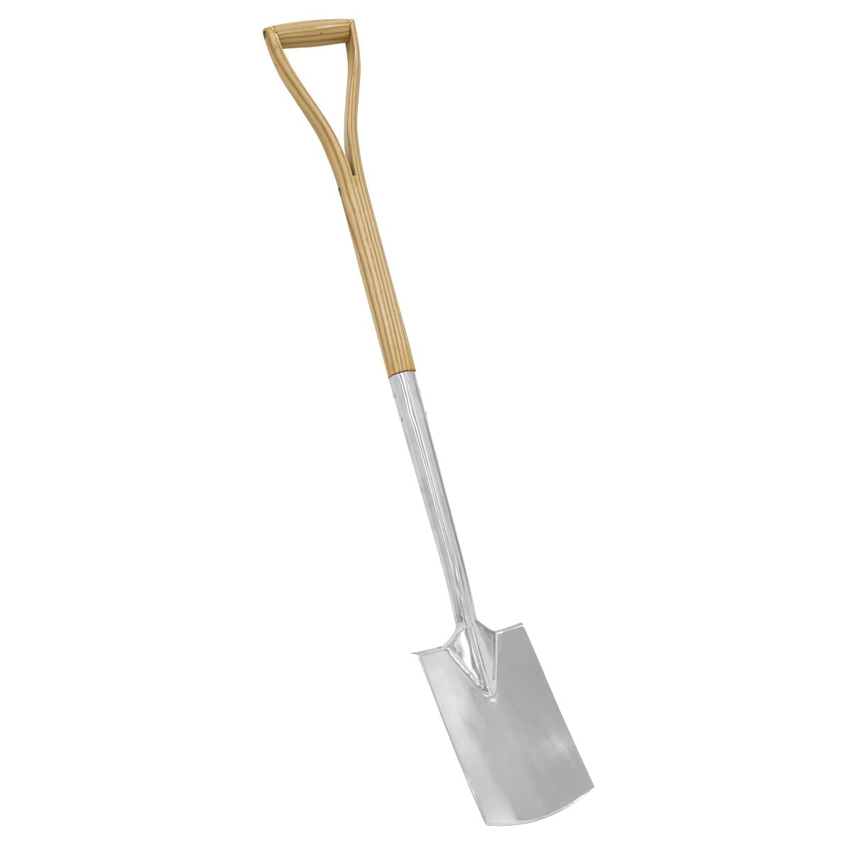 Sealey Premier Border Spade with Ash Y Handle & Stainless Steel Blade