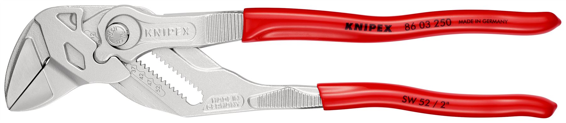 KNIPEX Pliers Wrench Adjustable Grips Push Button 100-400 mm Choose Size