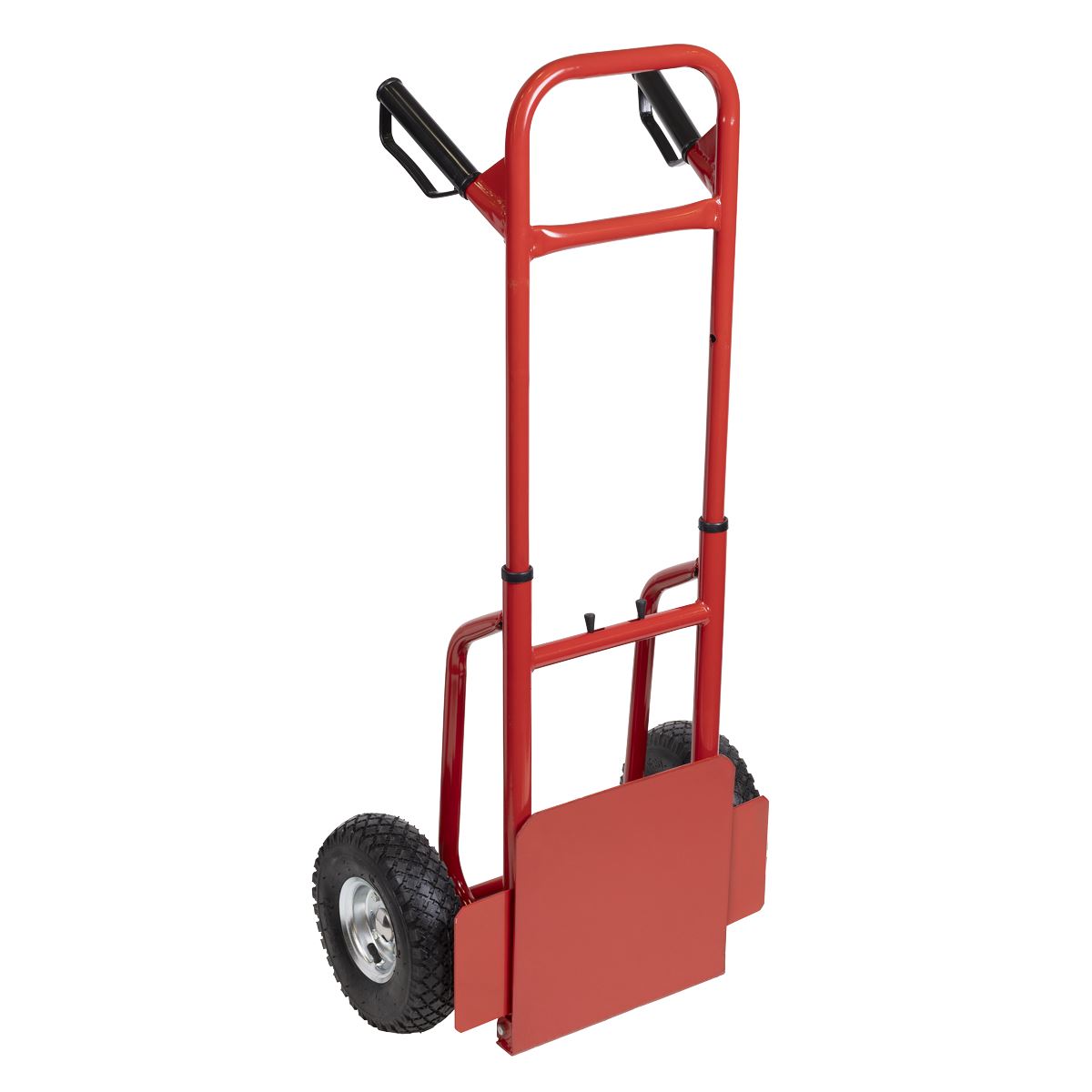 Sealey Folding Sack Truck with Pneumatic Tyres 200kg Capacity