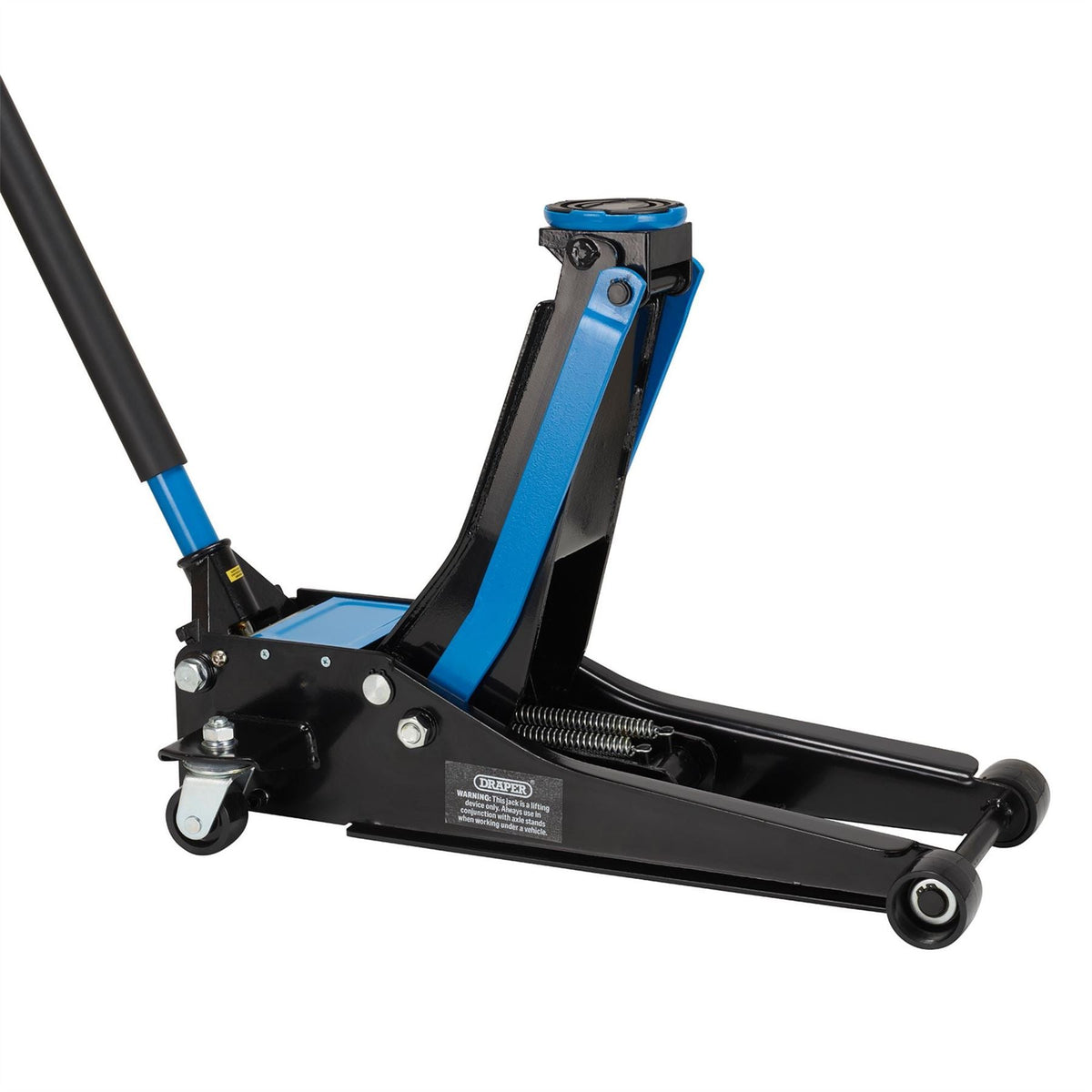 Draper Trolley Jack 3 Tonne Blue 28481  White Rose Tools