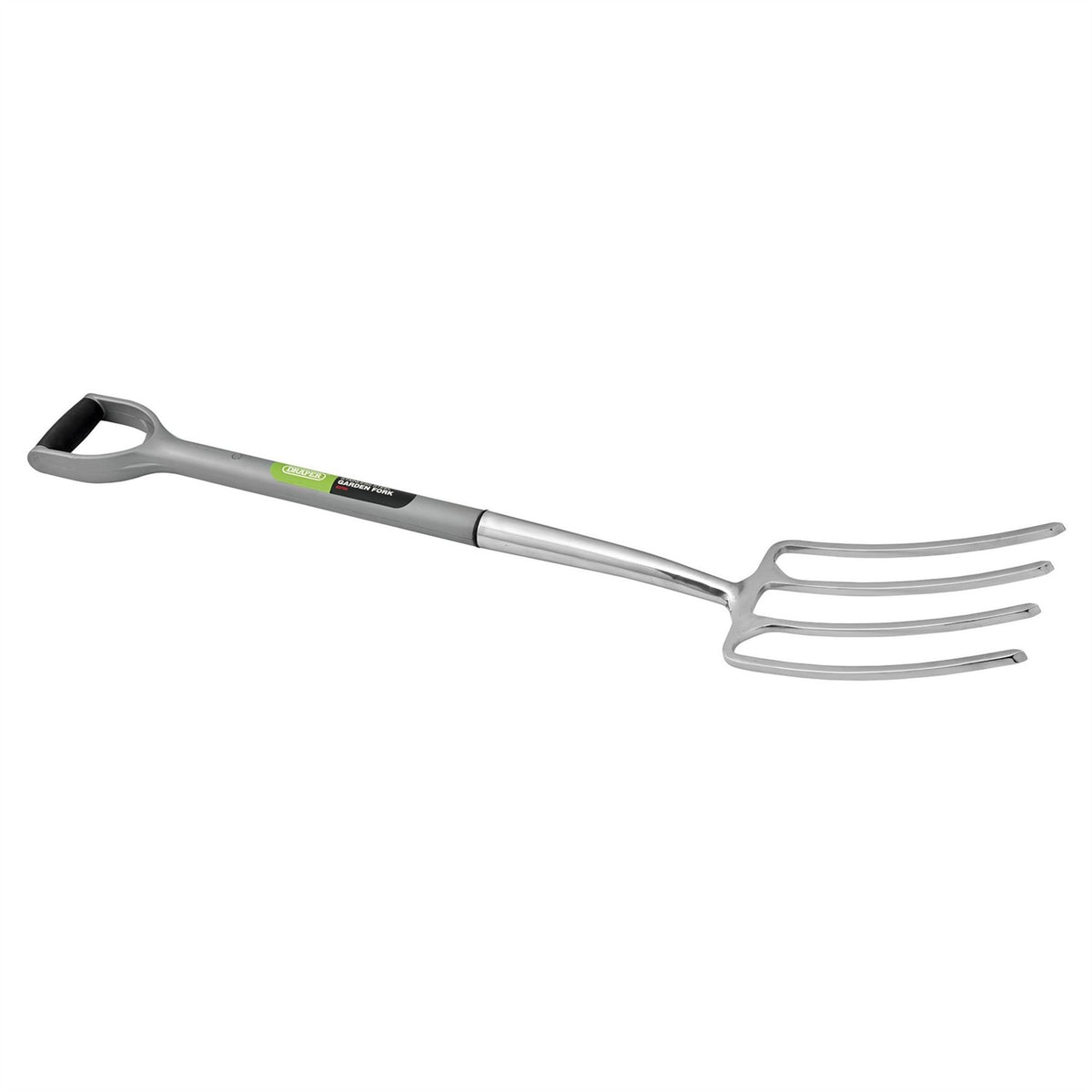 Draper Stainless Steel Garden Fork with Soft Grip Handle 83755  White Rose Tools
