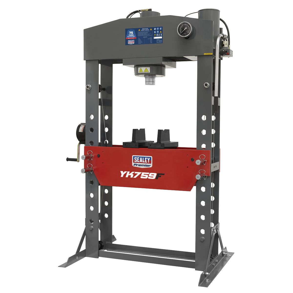 Sealey Premier Premier Hydraulic Floor Type Press 75 Tonne