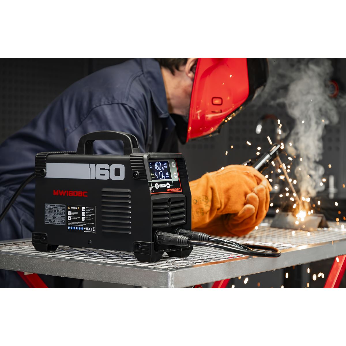 Sealey MMA Inverter Welder & Battery Charger/Starter 200A 