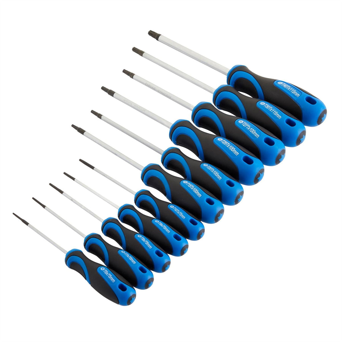 Draper TX-STAR® and Draper TX-STAR® Security Soft Grip Screwdriver Set (11 Piece) 34253  White Rose Tools