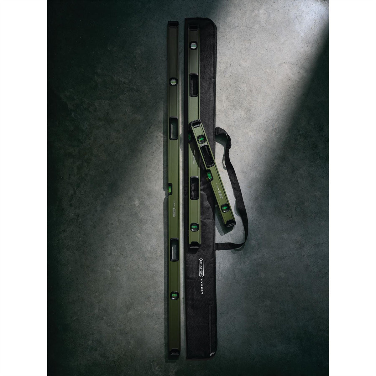 Draper Expert Box Spirit Level with Handle Set (3 Piece) 29006  White Rose Tools