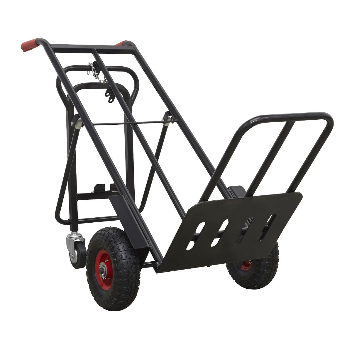 Sealey Premier Heavy-Duty 3-in-1 Sack Truck with PU Tyres 300kg Capacity