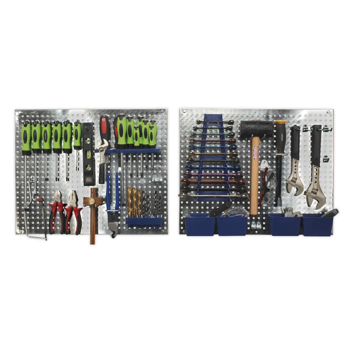 Siegen by Sealey Wall Storage Pegboard Set 34pc