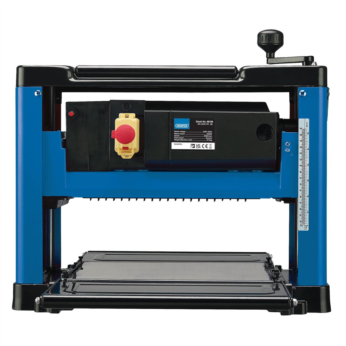 Draper 230V Thicknesser 330mm 2000W 89156  White Rose Tools