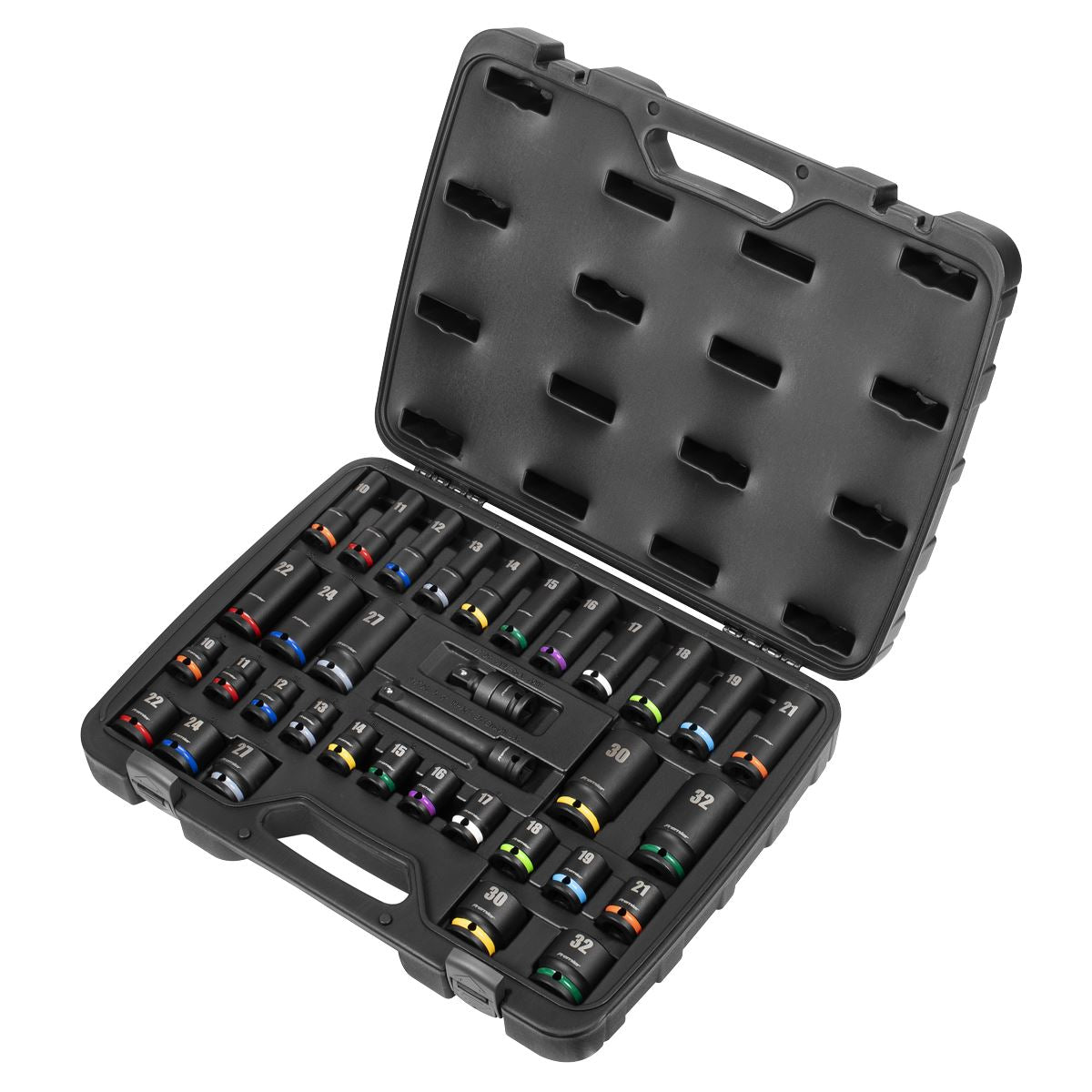 Sealey Premier Impact Socket Set 1/2"Sq Drive 34pc