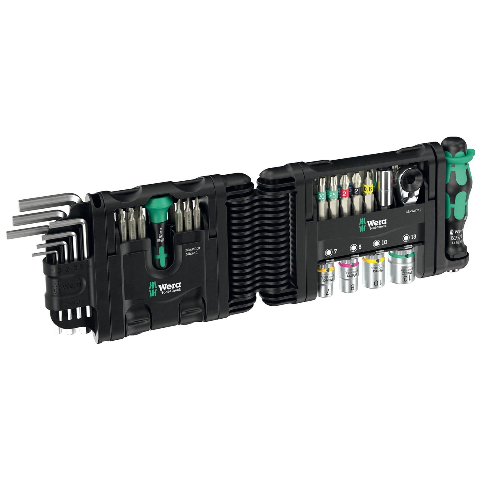 Wera Screwdriver Bit Hex Key Precision Screwdrivers Socket Set Tool Check Modular Set 1 50 Pieces