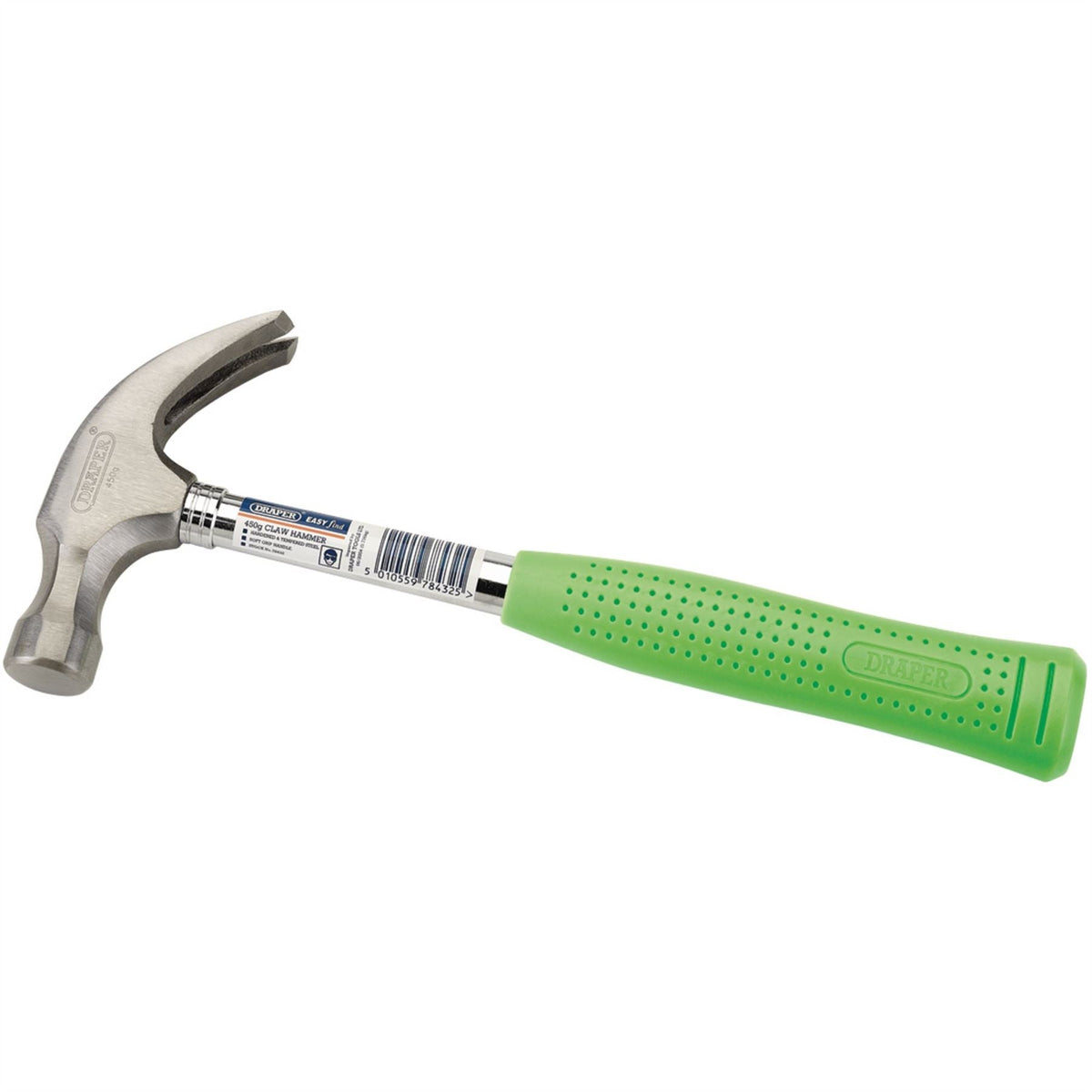Draper Easy Find Claw Hammer 450g/16oz 78432  White Rose Tools