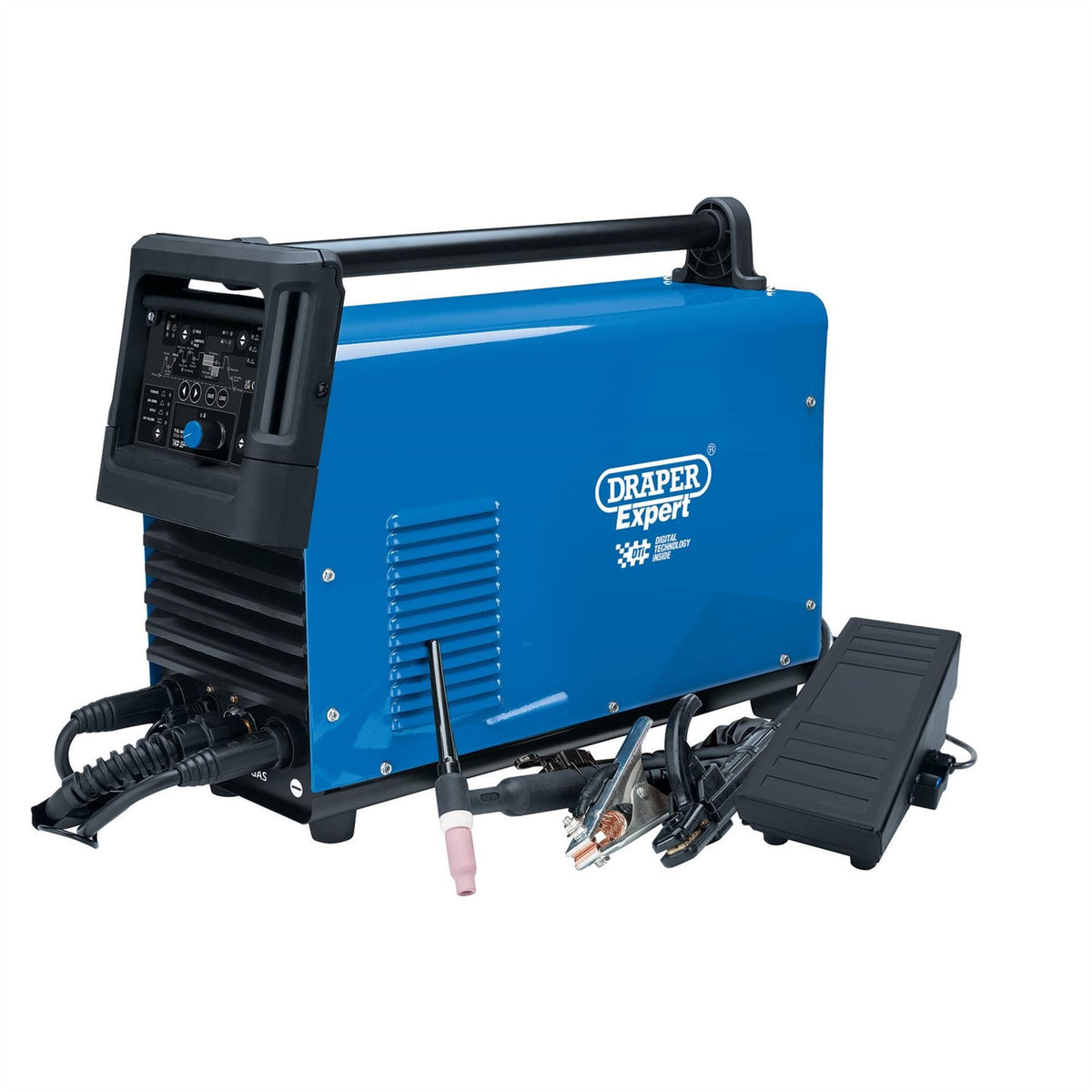 Draper Expert High Frequency AC/DC TIG/MMA Aluminium Welder Dti 200A 70052  White Rose Tools