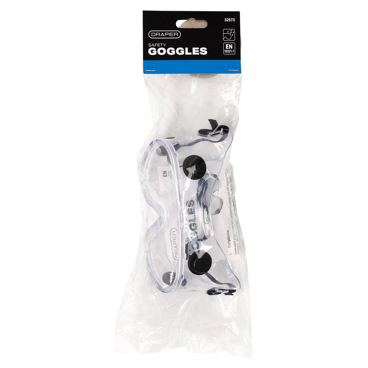 Draper Professional Safety Goggles 32573  White Rose Tools