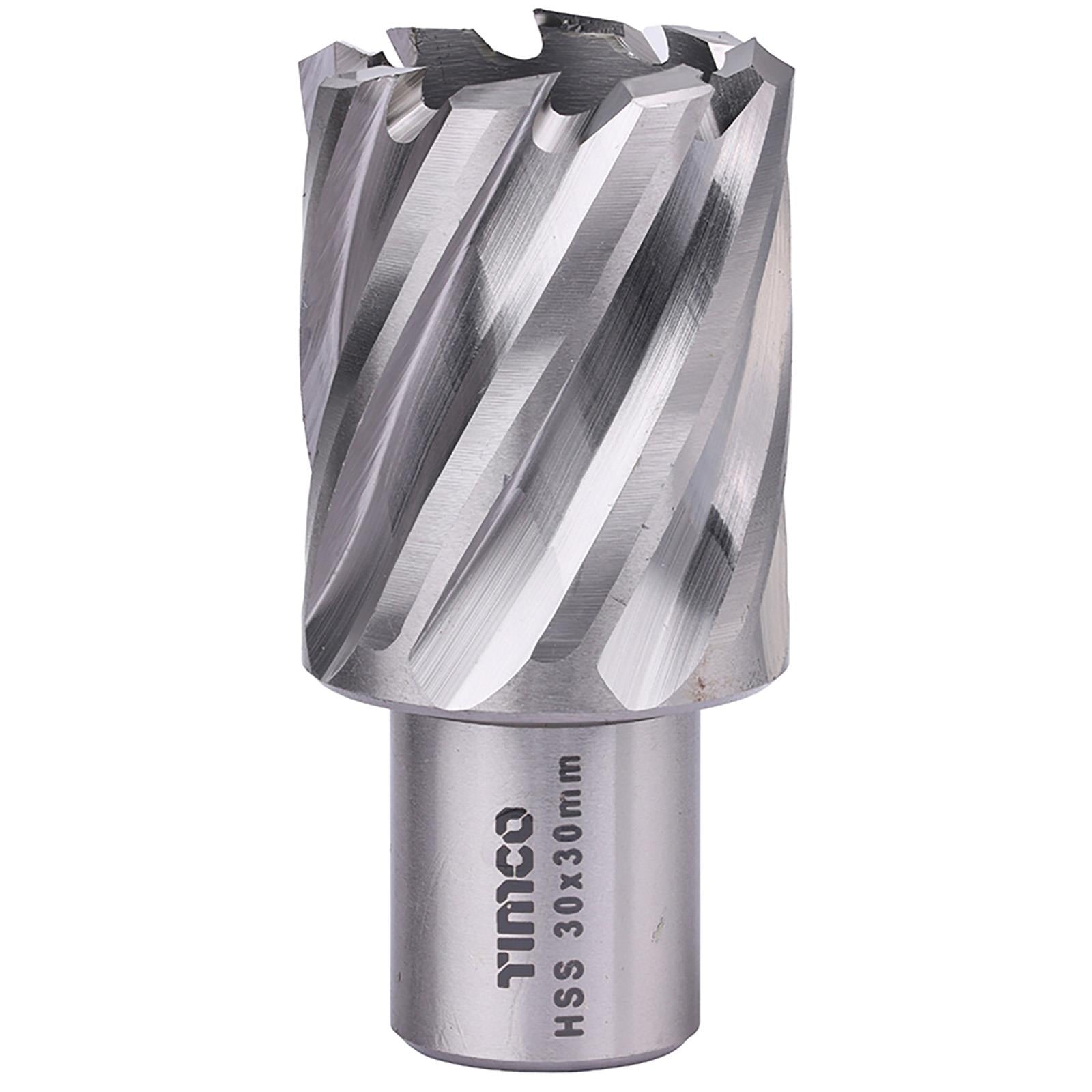 TIMCO Broaching Cutters M2 HSS Steel Mag Drill Bit and Replacement Pilot Pins - Choose Size