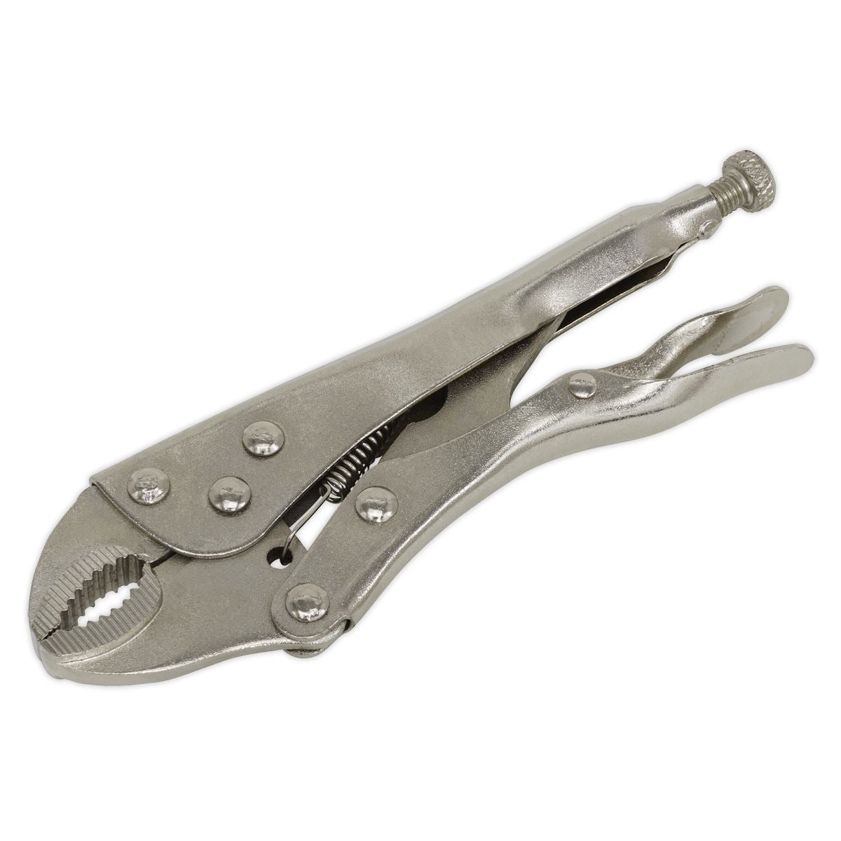 Siegen by Sealey Locking Pliers 175mm Curved Jaw