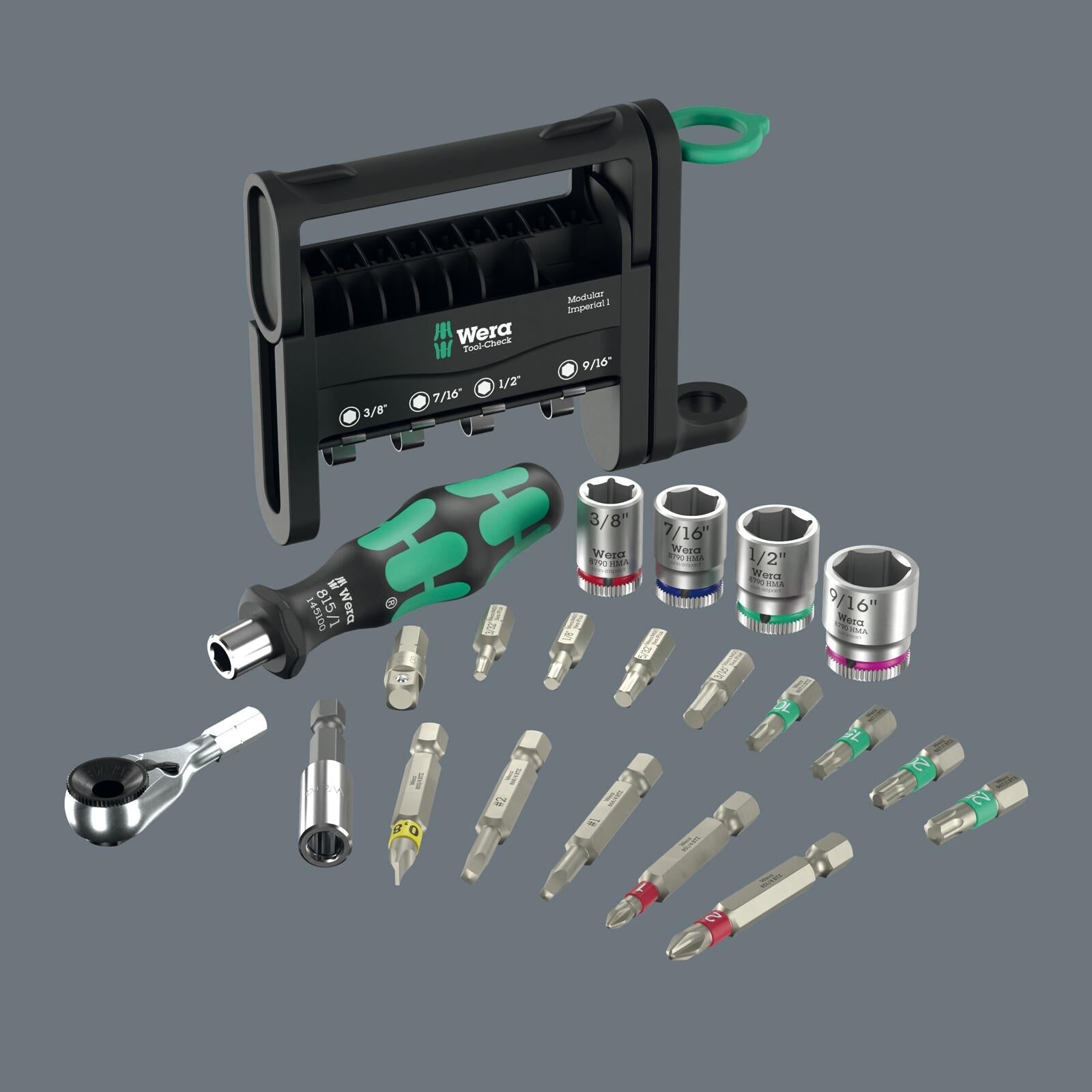 Wera Screwdriver Bit Hex Key Precision Screwdrivers Socket Set Tool Check Modular Set Imperial 1 50 Pieces  White Rose Tools