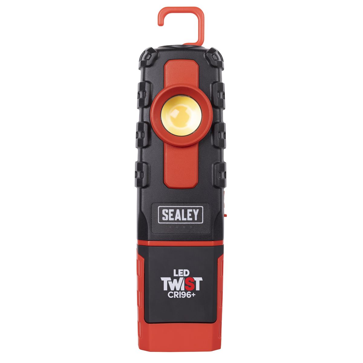 Sealey LED Twist Rechargeable Inspection Light 6W COB LED & 1W SMD LED Colour Match CRI 96+  White Rose Tools