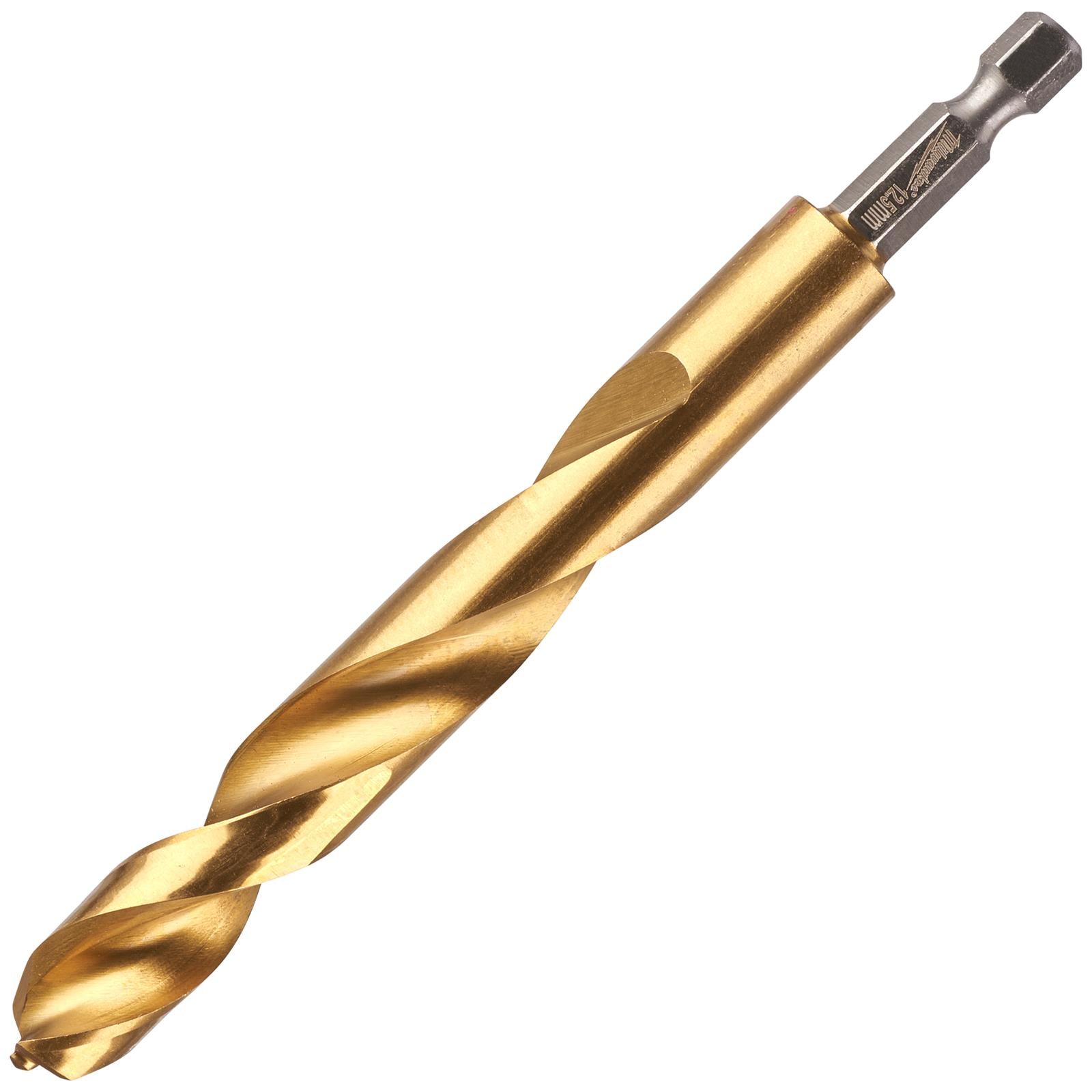 Milwaukee Red Hex Metal Drill Bits HSS Shockwave Impact Duty 1/4" Hex Shank 