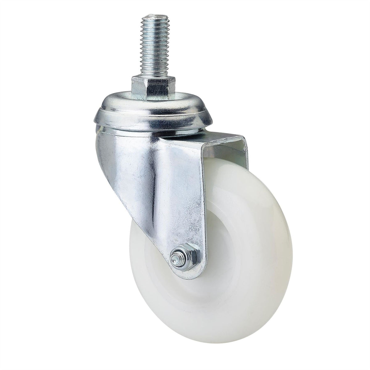 Draper Swivel Bolt Fixing Nylon Wheel 75mm Diameter S.W.L. 70kg 65500  White Rose Tools