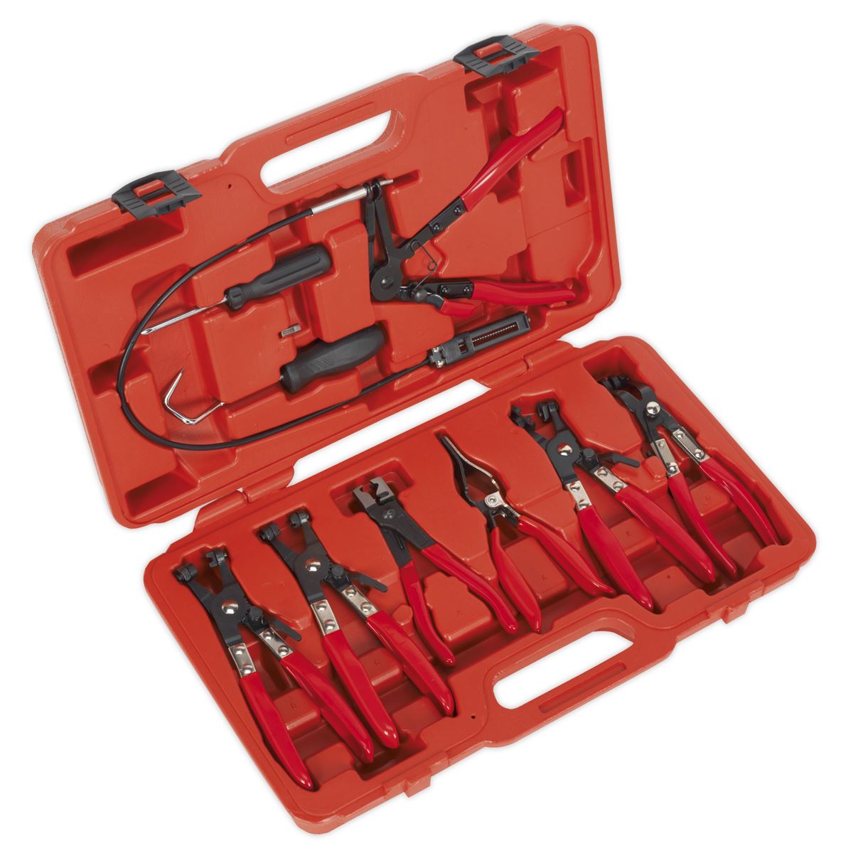 Sealey Hose Clip Removal Tool Set 9pc 
