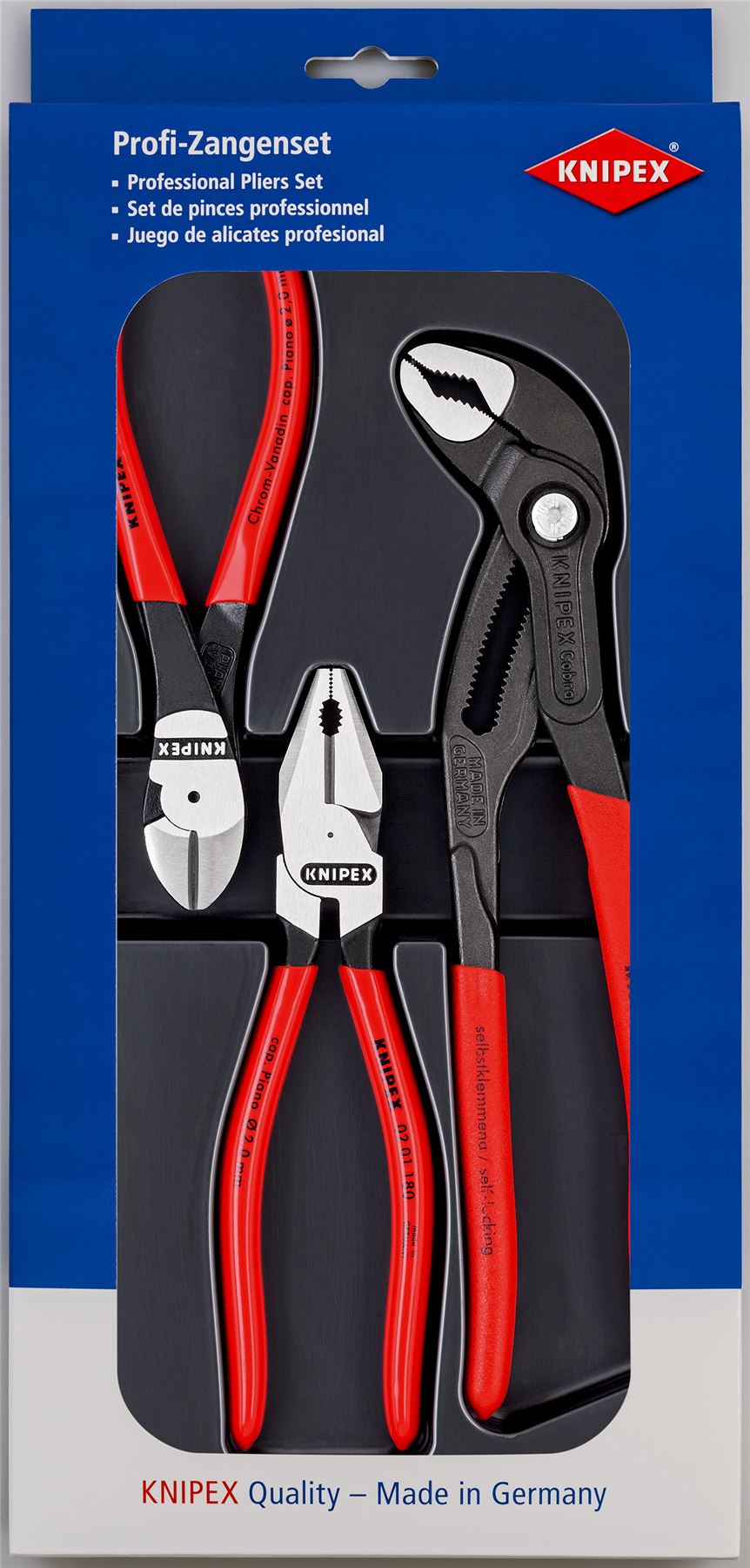 Knipex Power Set 3 Piece Pliers Set 00 20 10