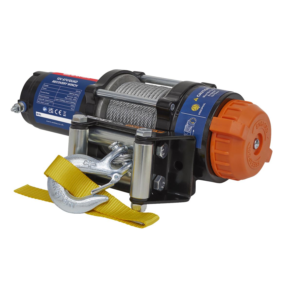 Sealey Wireless Winch ATV1135 Combo