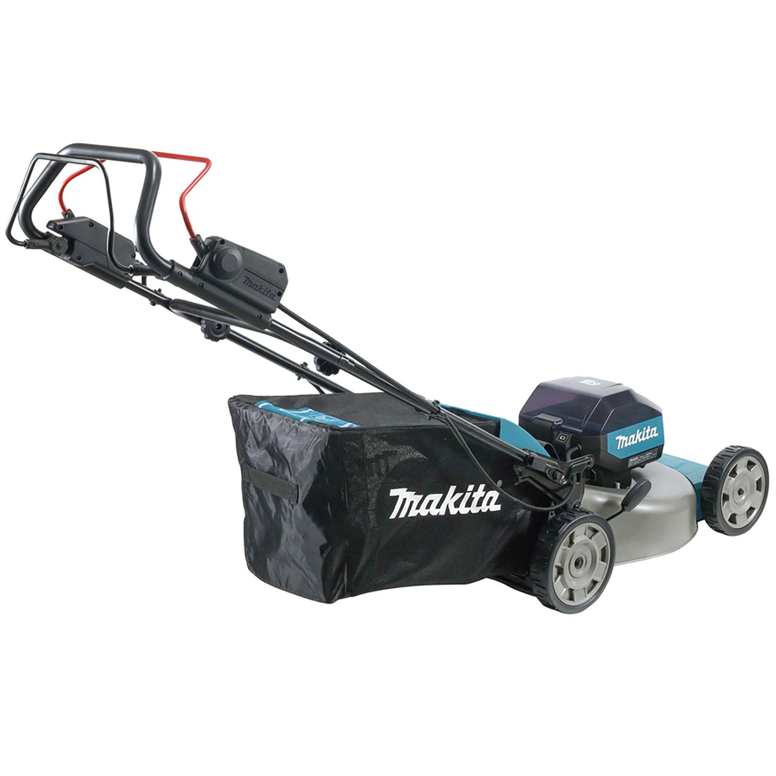 Makita 53cm Lawn Mower Kit 64V Max Li-ion Cordless Garden Grass Outdoor 4Ah Battery and Charger LM004JM101