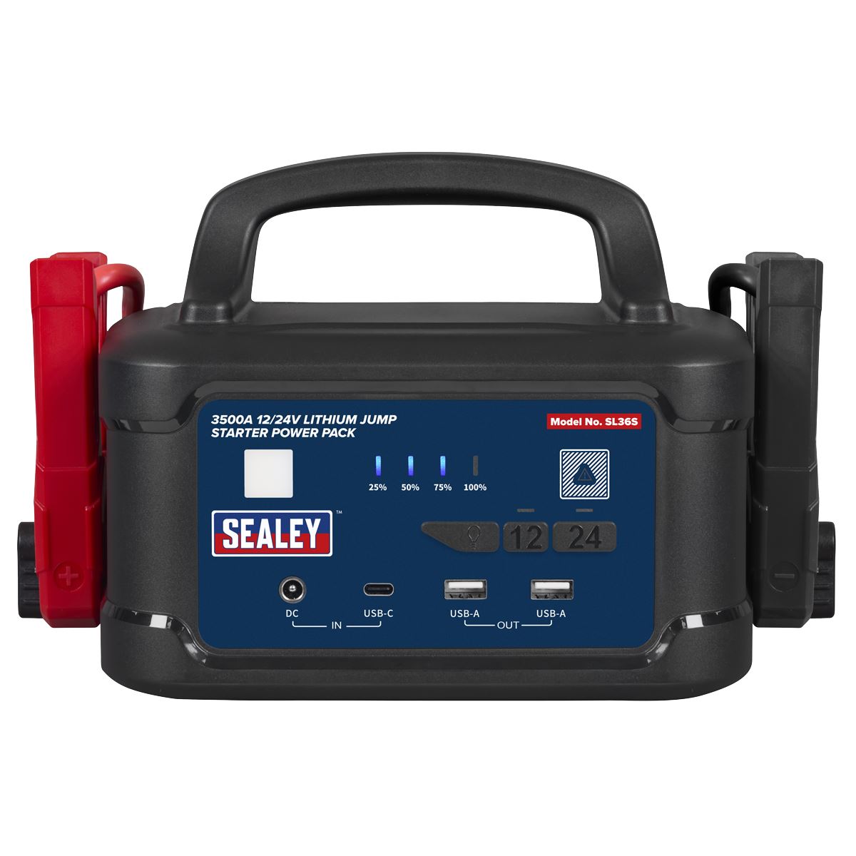 Sealey 3500A 12/24V Lithium Jump Starter Power Pack 