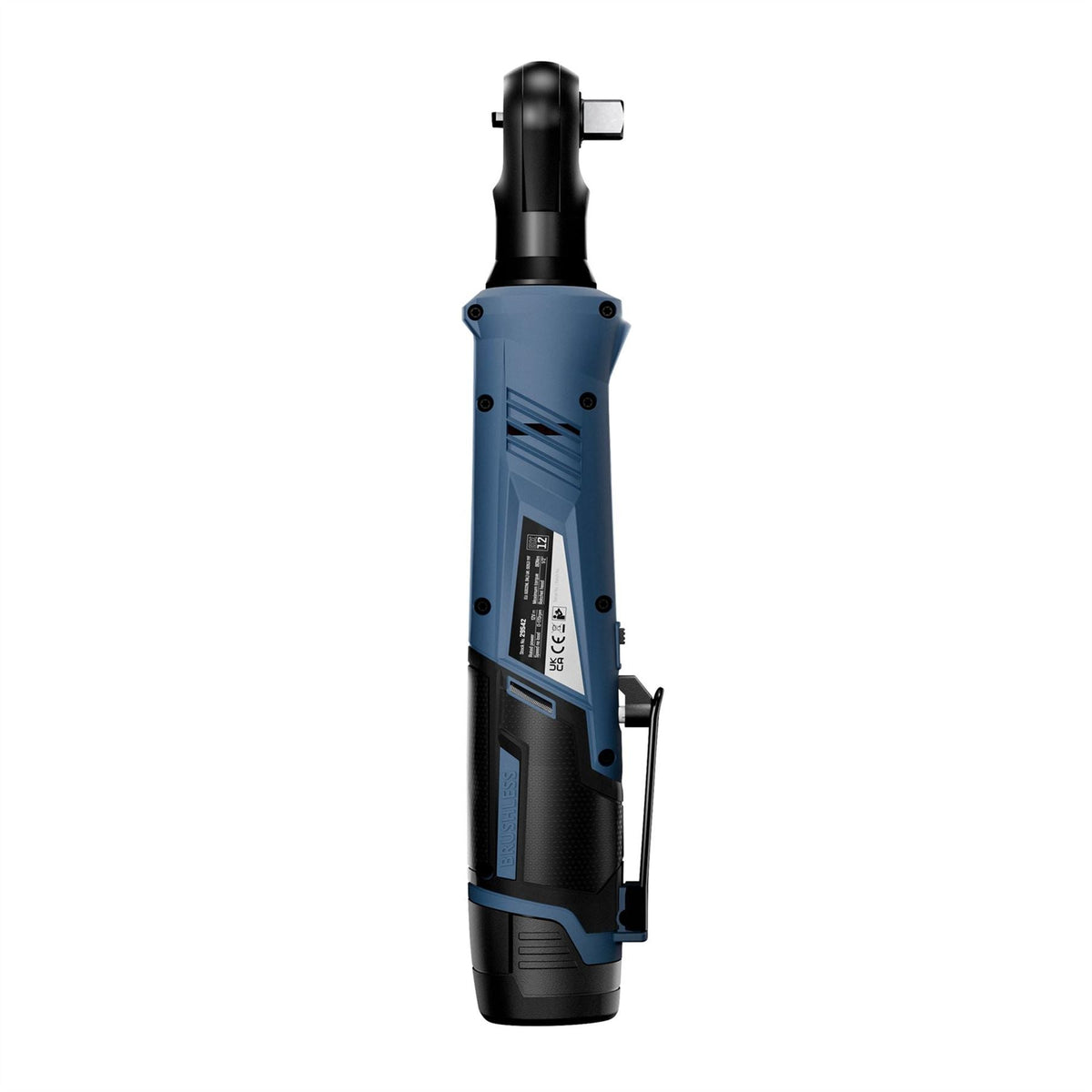 Draper DXPULSE 12V Brushless Ratchet Wrench Kit 1/2" Sq. Dr. 2 x 2.0Ah Batteries 1 x Charger 29542  White Rose Tools