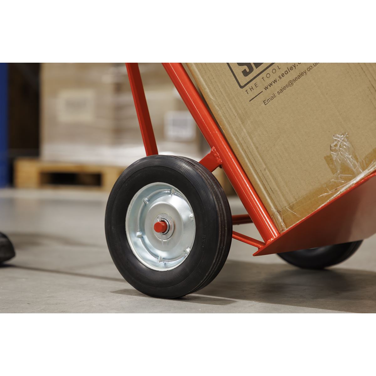 Sealey Sack Truck with Solid Tyres 150kg Capacity