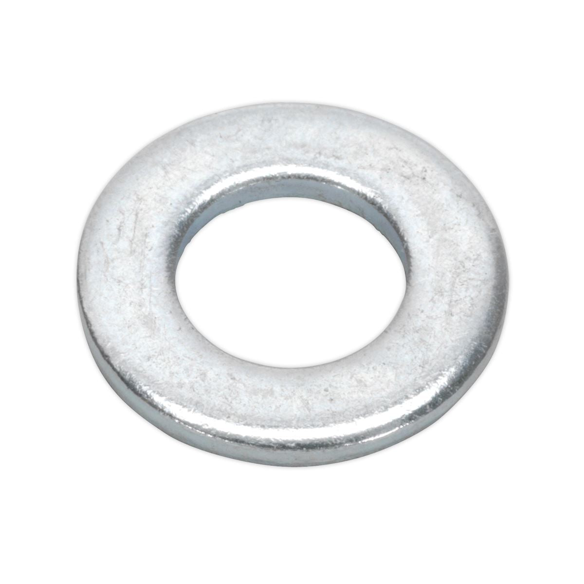 Sealey Flat Washer DIN 125 - M8 x 17mm Form A Zinc Pack of 100 