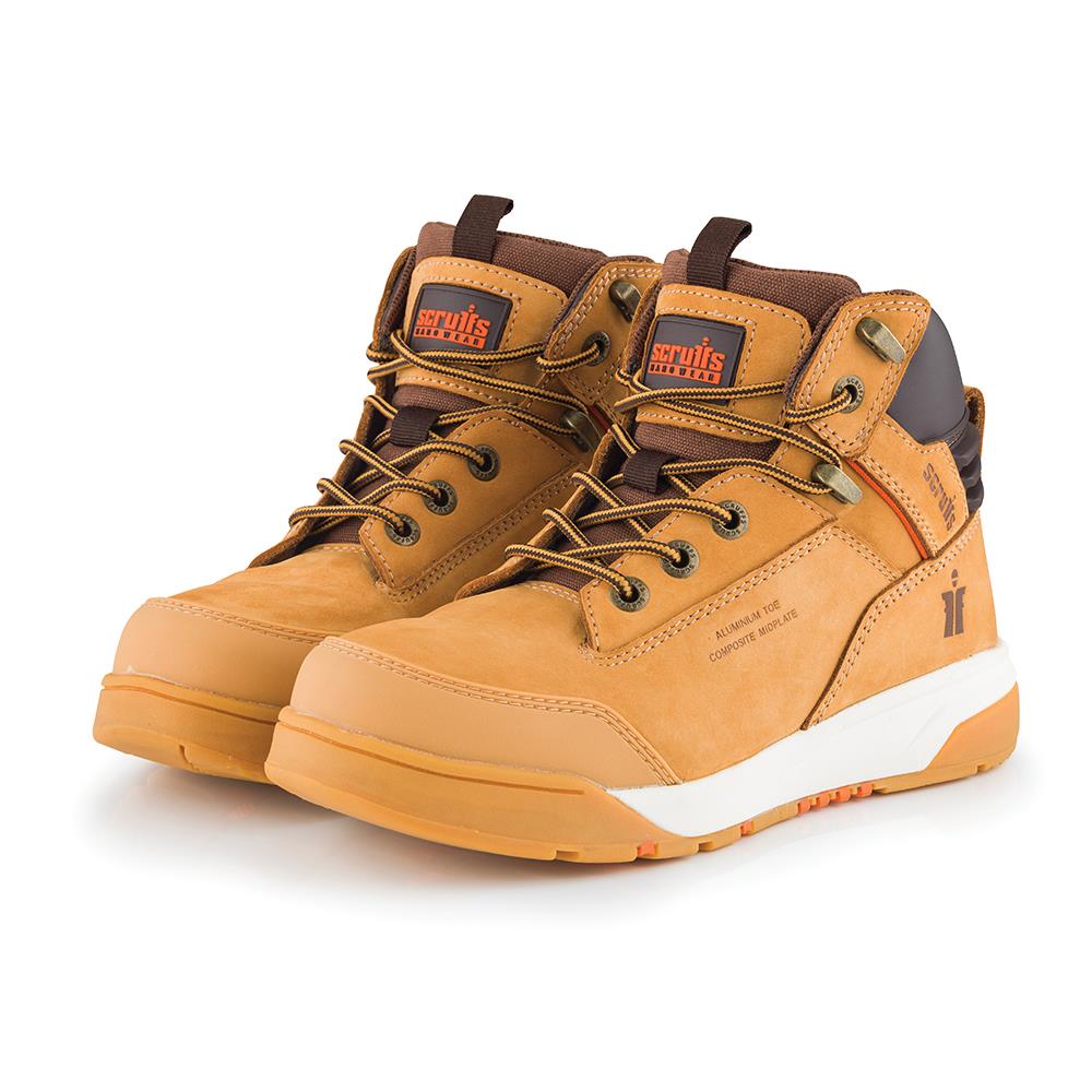Scruffs Women's Switchback Safety Boots Tan - Choose Size  White Rose Tools