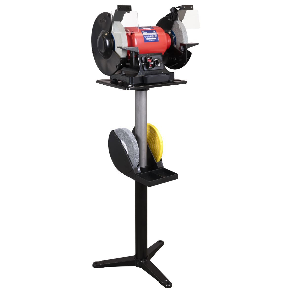 Sealey Bench Grinder Floor Stand Adjustable  White Rose Tools