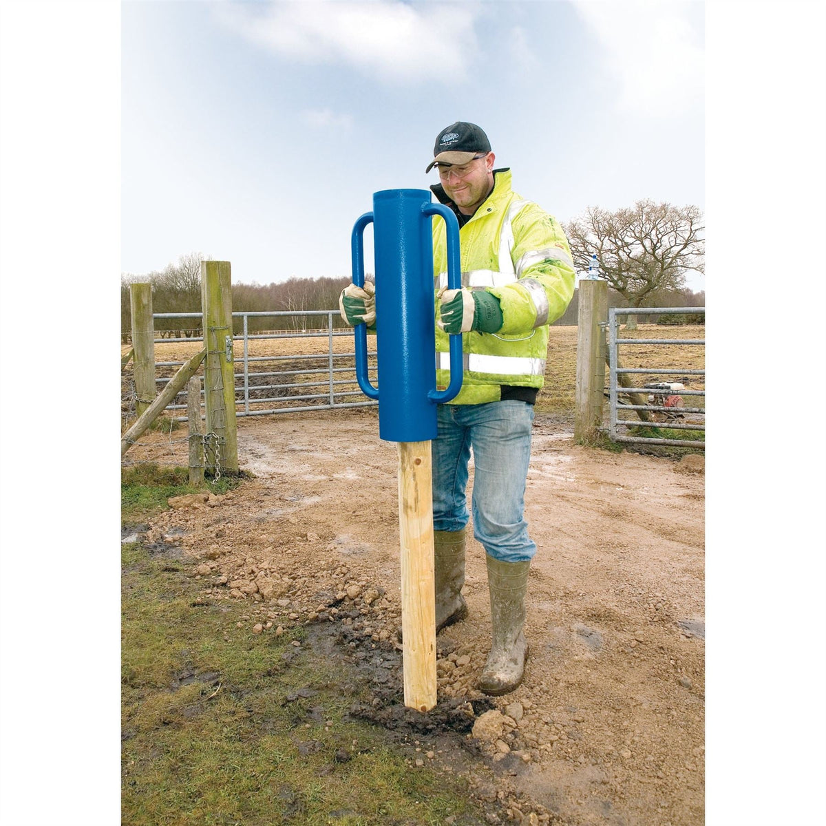 Draper Fence Post Rammer 680mm 26479  White Rose Tools