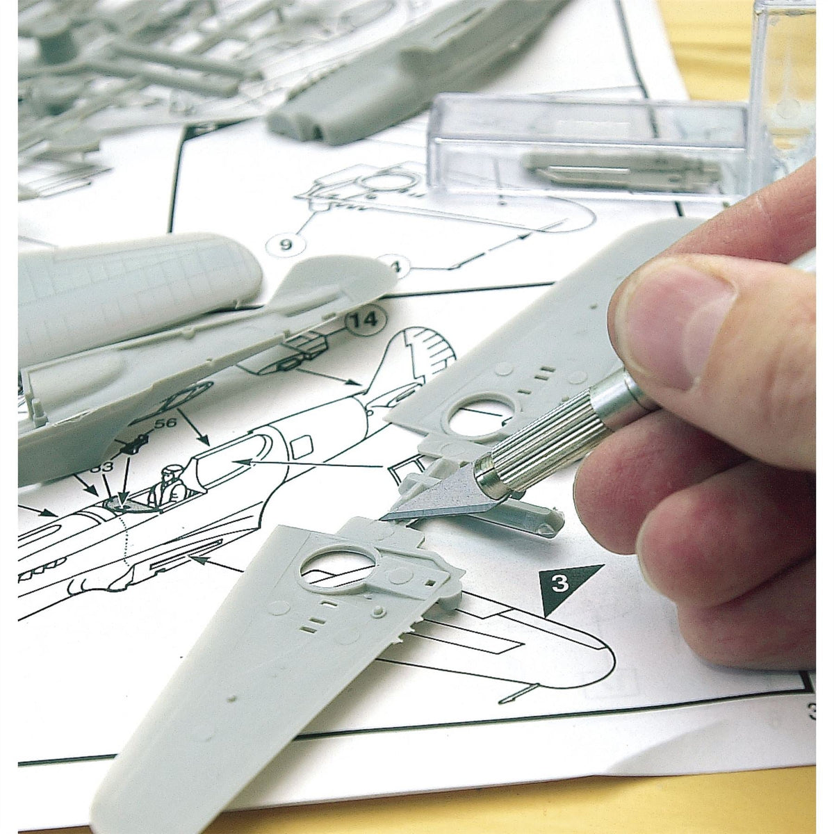 Draper Modelling Knife with 5 Blades 31073  White Rose Tools