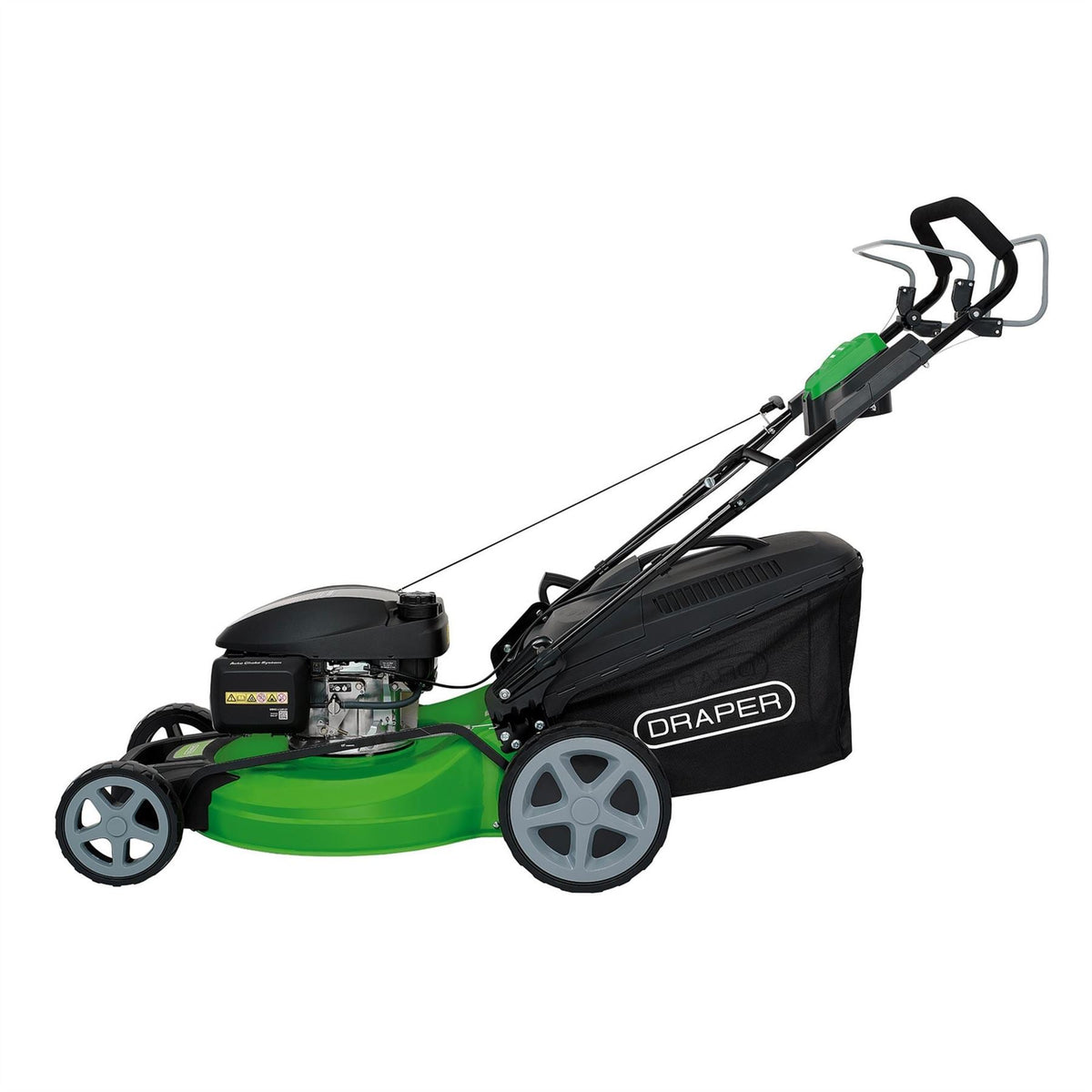 Draper Self-Propelled Petrol Lawn Mower 530mm with Honda 201cc/3.8HP Engine 30277  White Rose Tools
